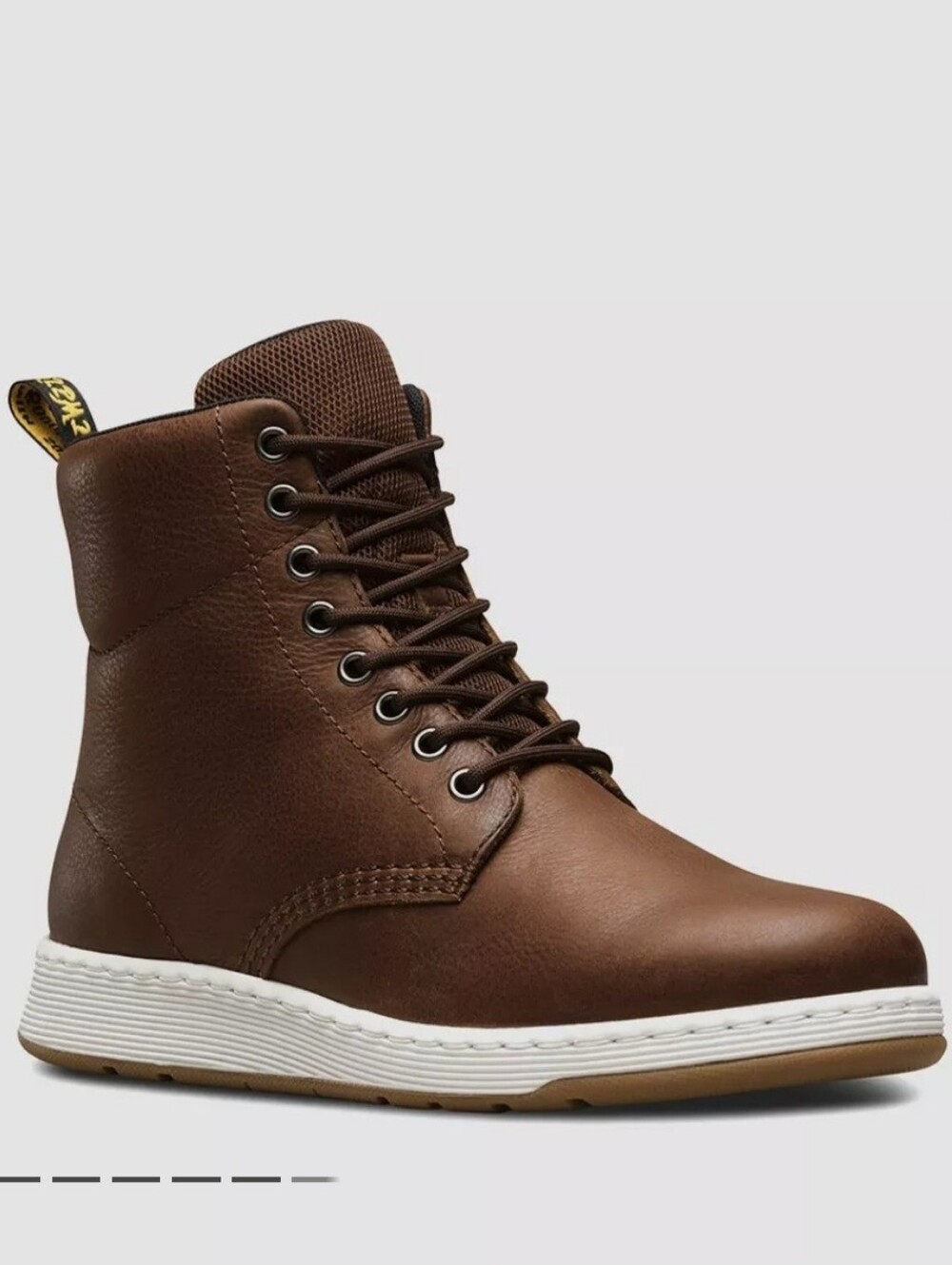 Dr Martens Brown LEATHER Lace Up Shoes NWT